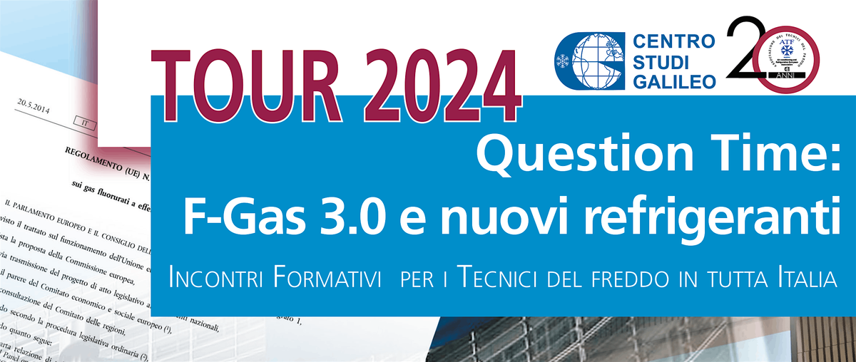 Tour Palermo 2024 | Question time: F-Gas 3.0 e nuovi refrigeranti