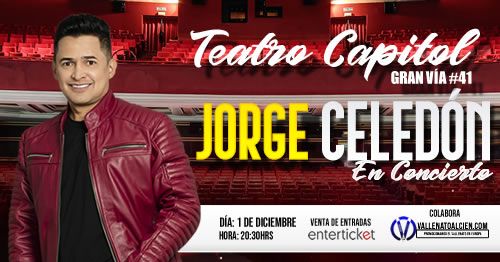 Jorge Celed\u00f3n de concierto en Madrid