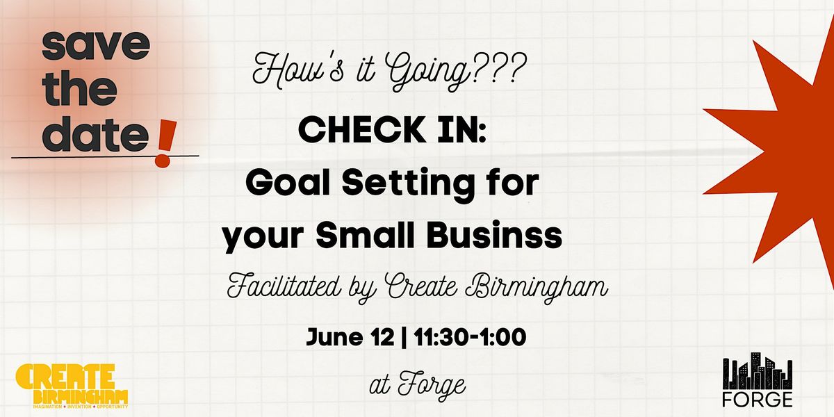 Check In: Goal Setting for Your Small Business