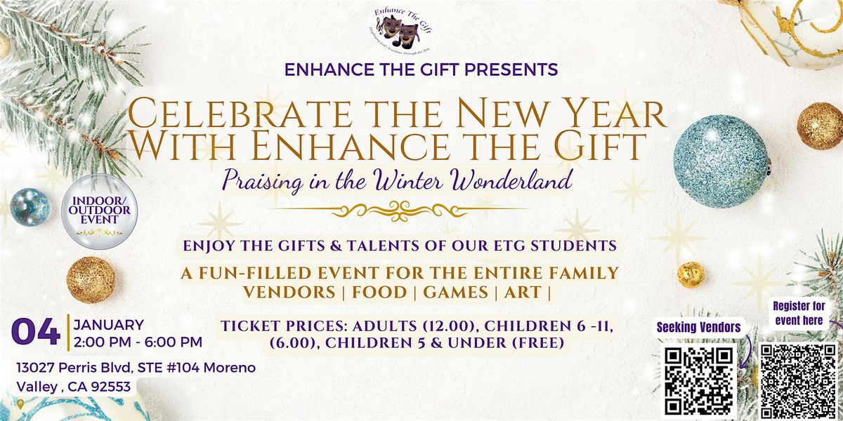 Celebrate The New Year With Enhance The Gift - Praising in the Winter Wonderland