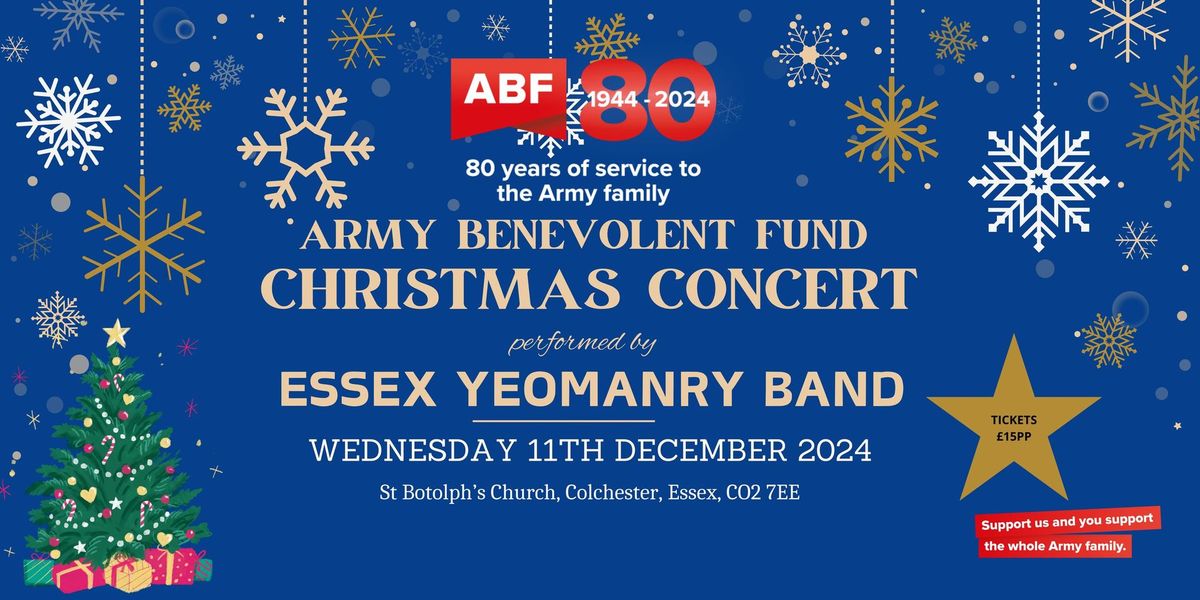 Army Benevolent Fund Essex Christmas Concert 2024