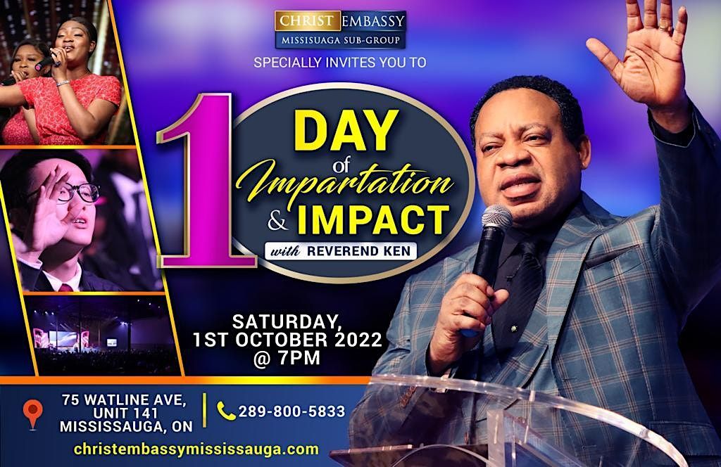 1 DAY OF IMPARTATION & IMPACT WITH Rev Ken Oyakhilome