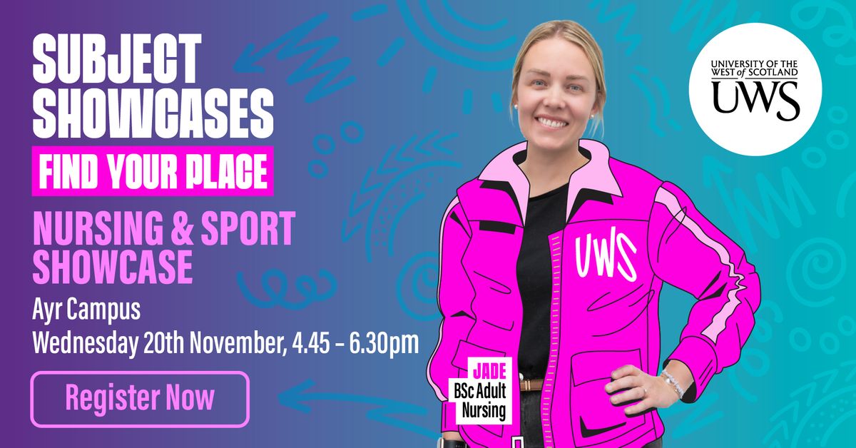 Nursing & Sport Showcase \u2013 Ayr Campus