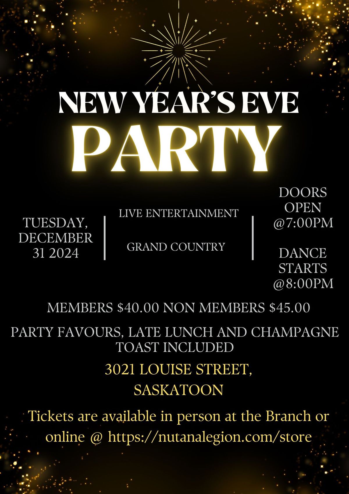 New Year\u2019s Eve Party