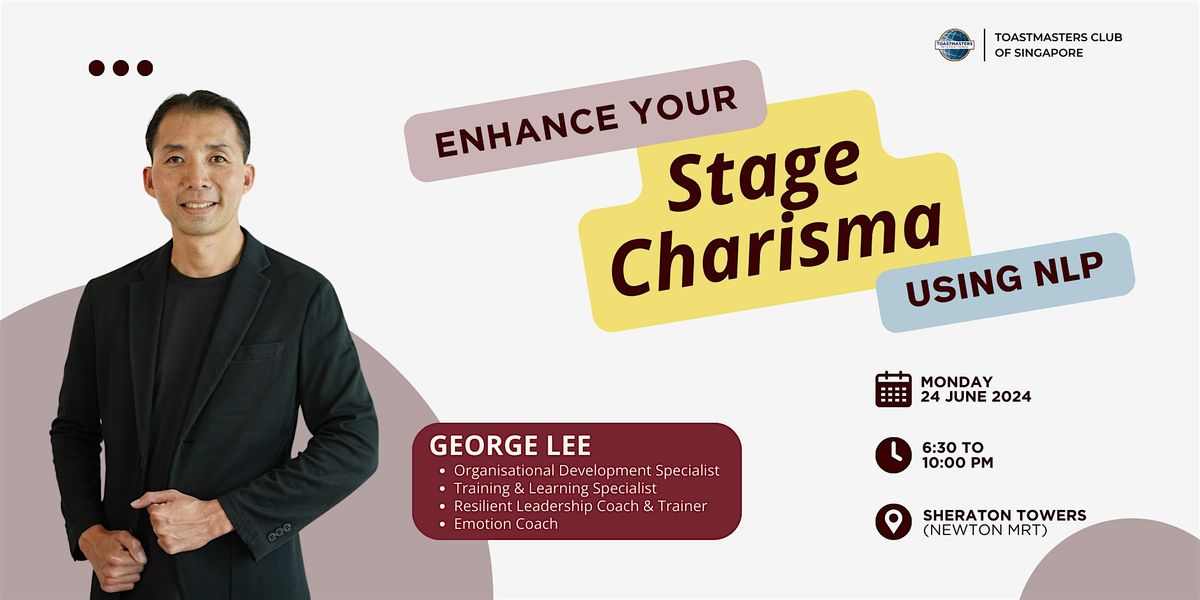 TMCS Workshop: Enhance your Stage Charisma using\u00a0NLP