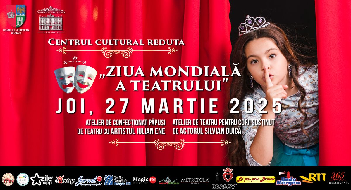 Ateliere de teatru de Ziua Mondial\u0103 a Teatrului 