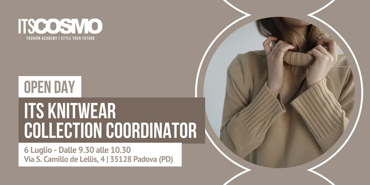 OPEN DAY 6 LUGLIO 2024 \/ KNITWEAR COLLECTION COORDINATOR