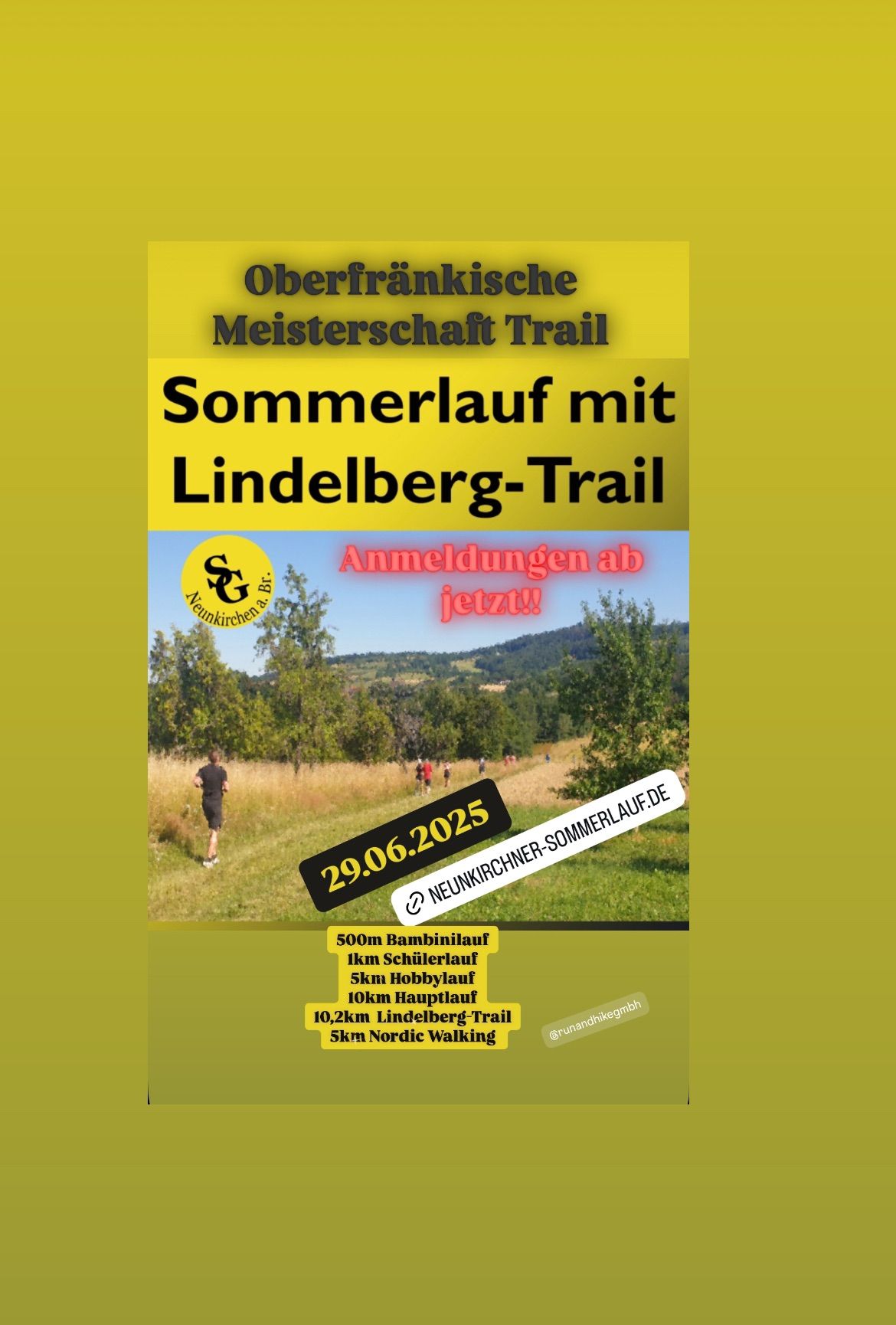 SG Sommerlauf mit Lindelberg-Trail