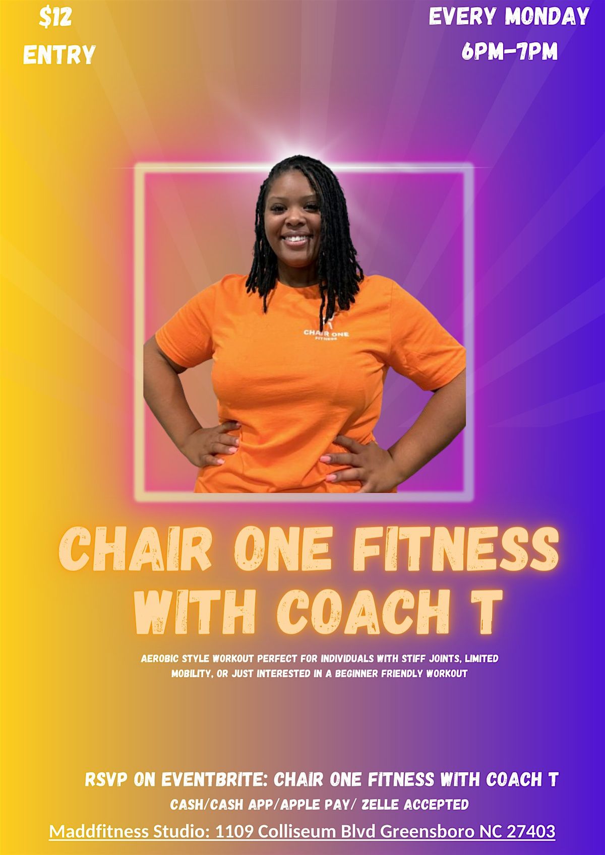 Chair One Fitness With Coach T