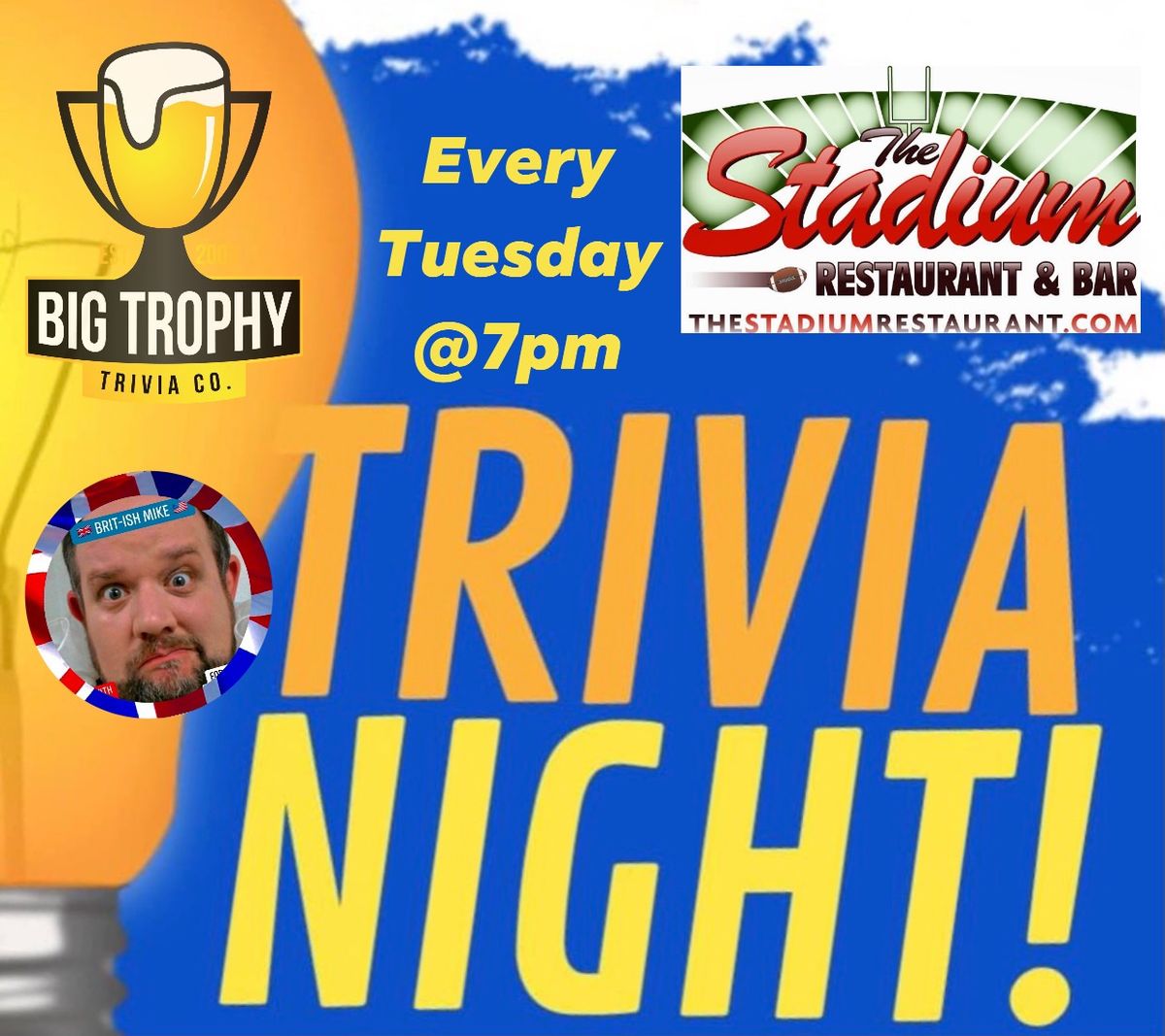 BIG TROPHY TRIVIA @ THE STADIUM