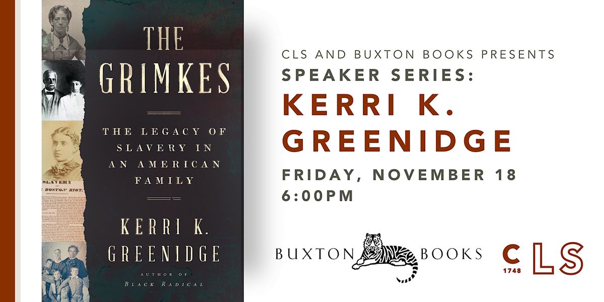 Speaker Series: Kerri K. Greenidge