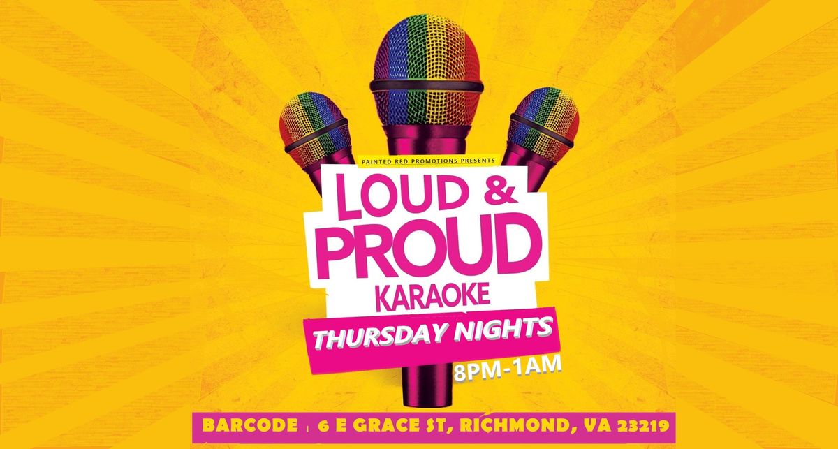 Karaoke Thursdays at Barcode - Richmond