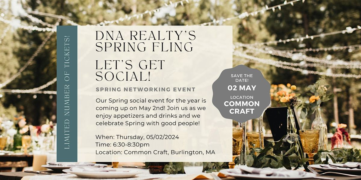 DNA Realty Group Spring Fling Networking Event