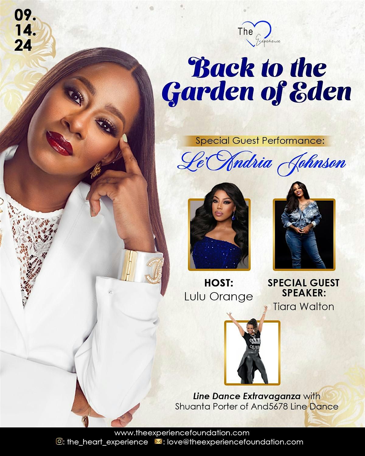 The Experience Foundation Presents:  "Back to the Garden of Eden" Luncheon