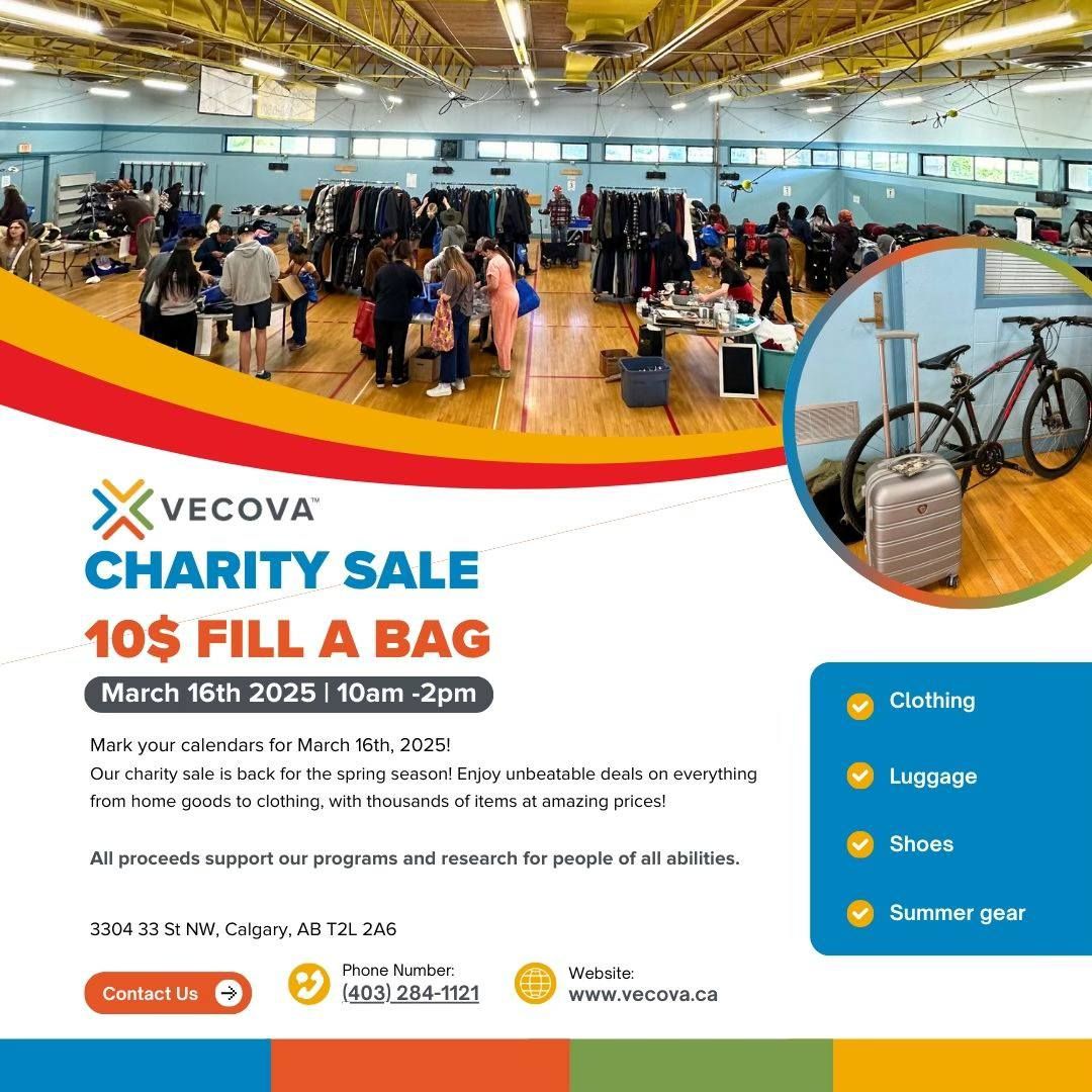 Charity Sale -Sunday March 16th, 2025 