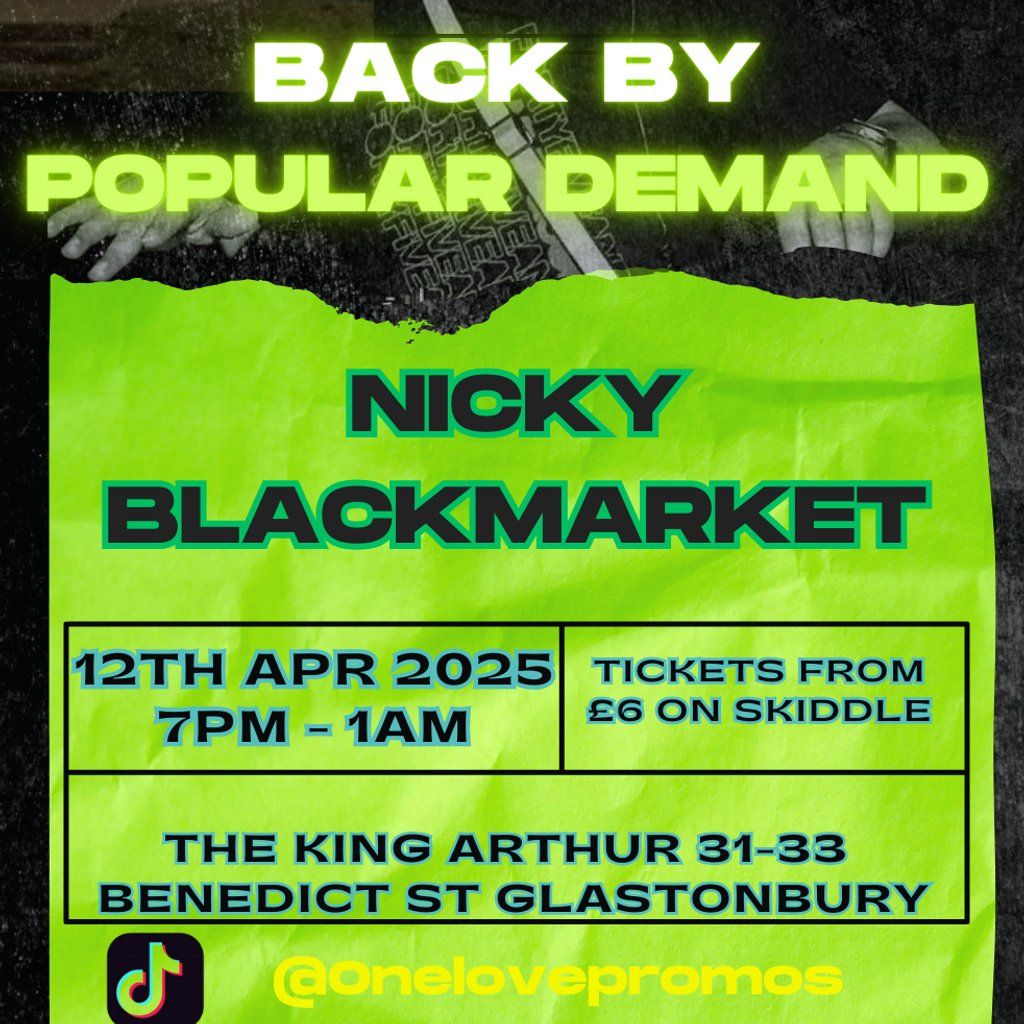 Nicky Blackmarket - One Love Promotions