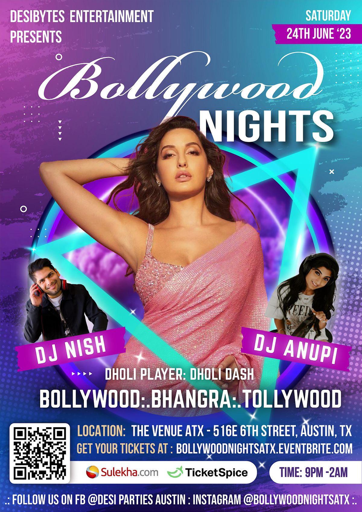 Bollywood Nights - ATX Biggest Bollywood Dance Party :. DJ NISH :. DJ Anupi