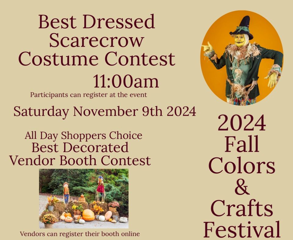 Scarecrow Costume & Best Decorated Vendor Booth Contest