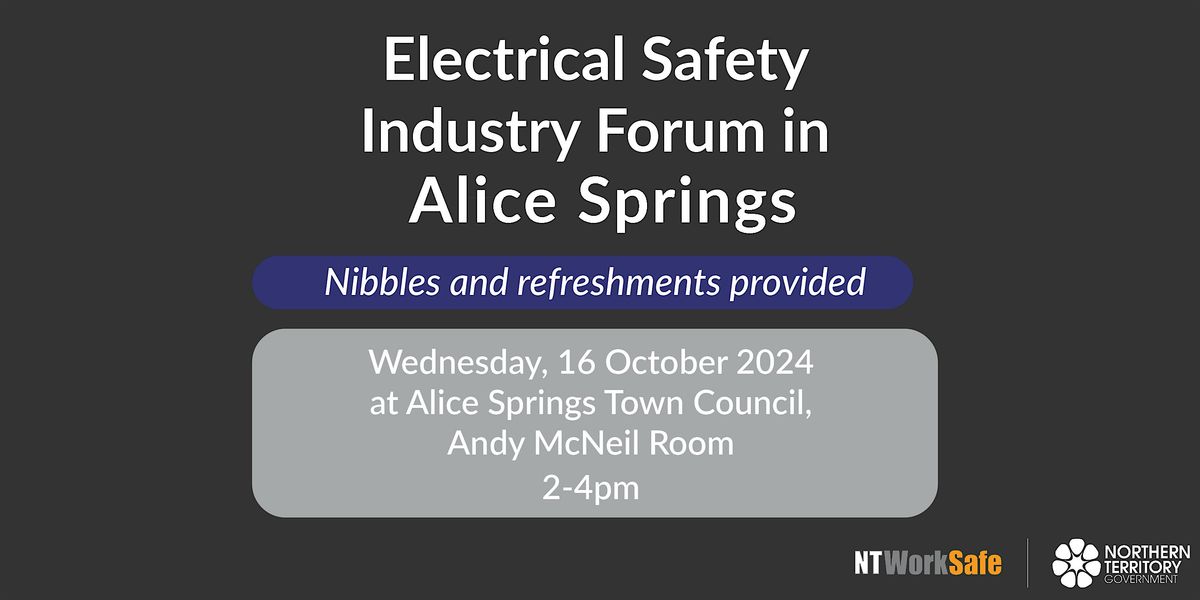 Electrical Safety Industry Forum in Alice Springs