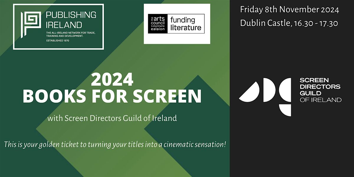 2024 Books for Screen with Screen Directors Guild of Ireland