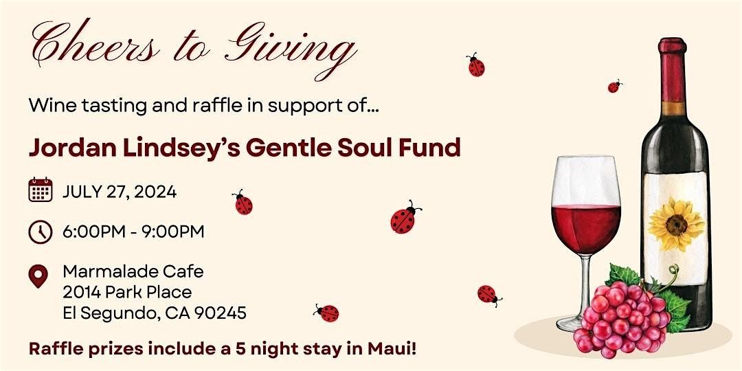 Cheers to Giving Wine Tasting and Raffle