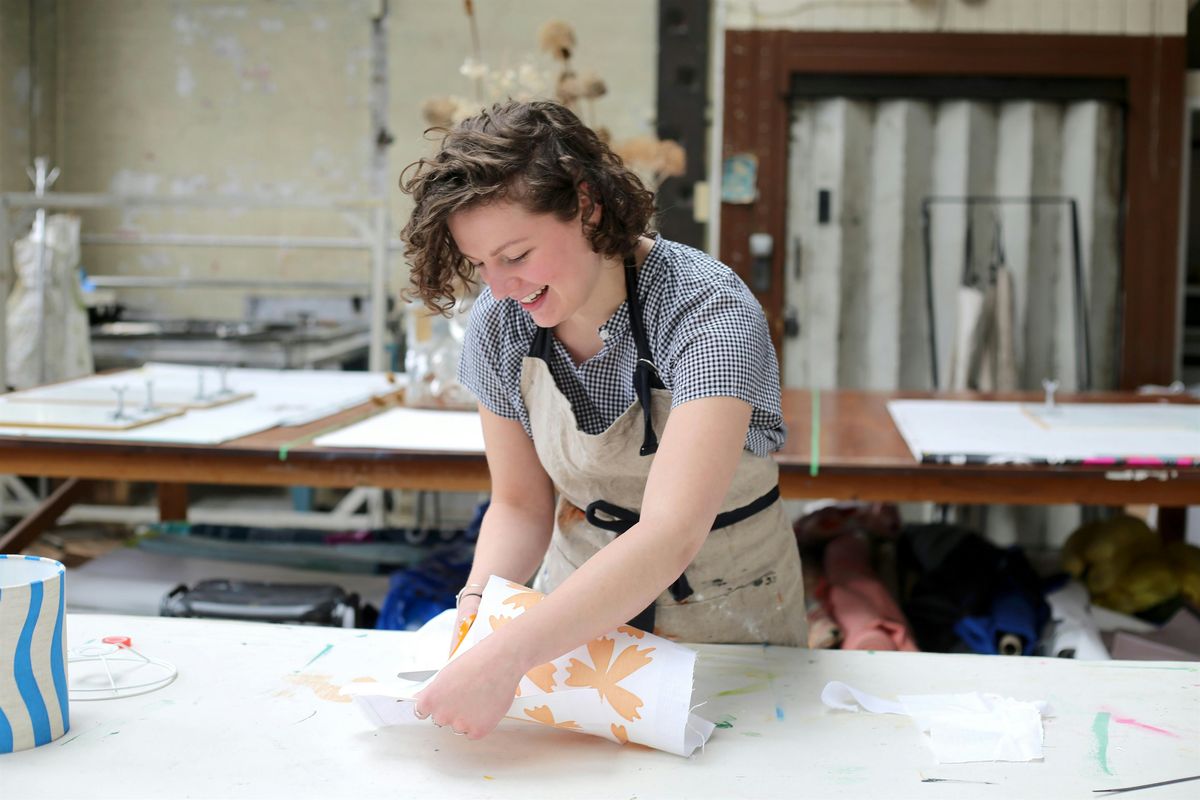 Screen Print and Construct your own Lampshade with Millie Rothera