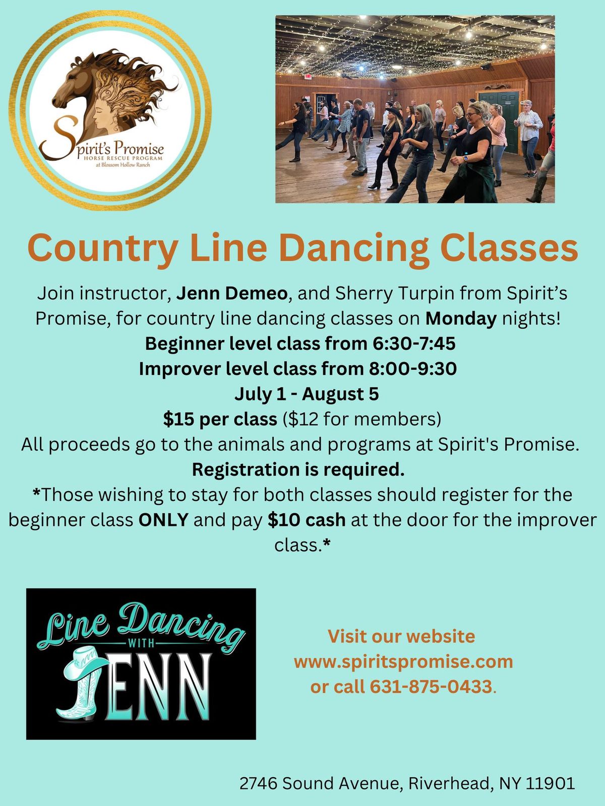 Country Line Dancing Classes with Jenn