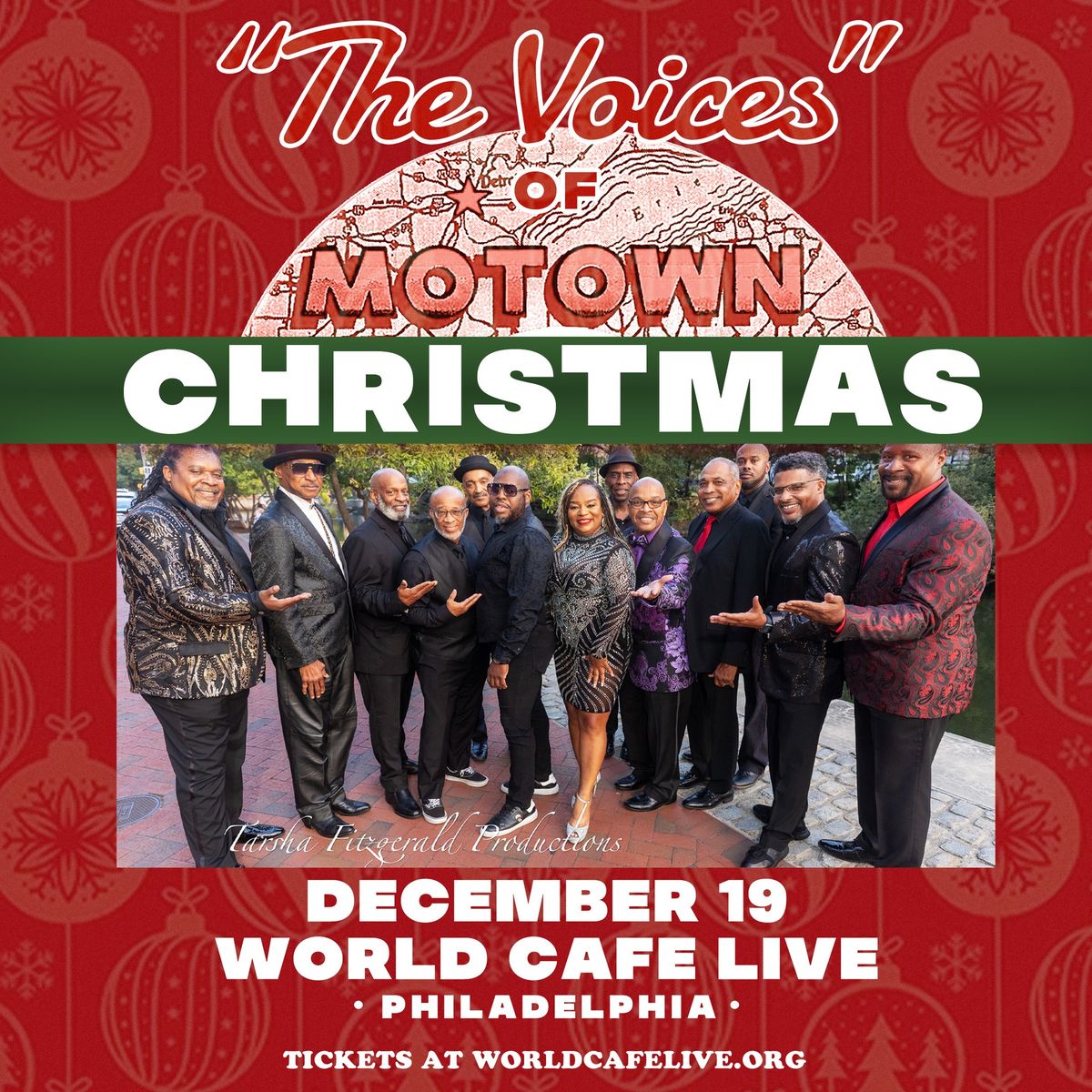 THE VOICES OF MOTOWN Christmas at World Cafe Live Philly 12.19