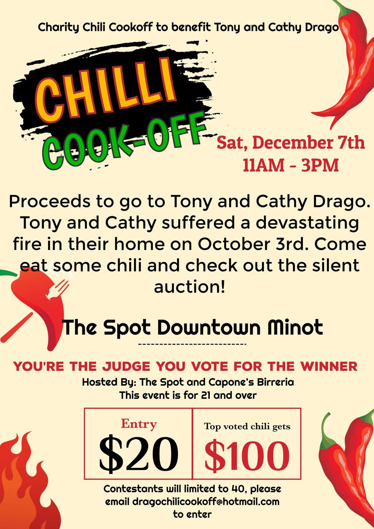 Drago Family Charity Cook Off