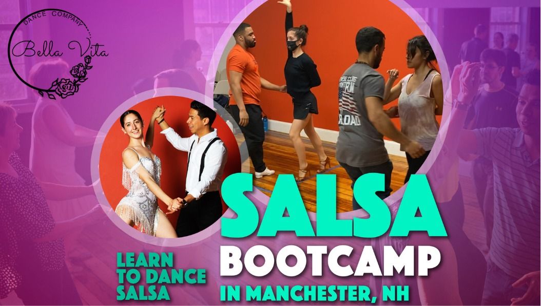 4-Hour Salsa Bootcamp! June 29, 2024 New Hampshire Salsa Dance Workshop!