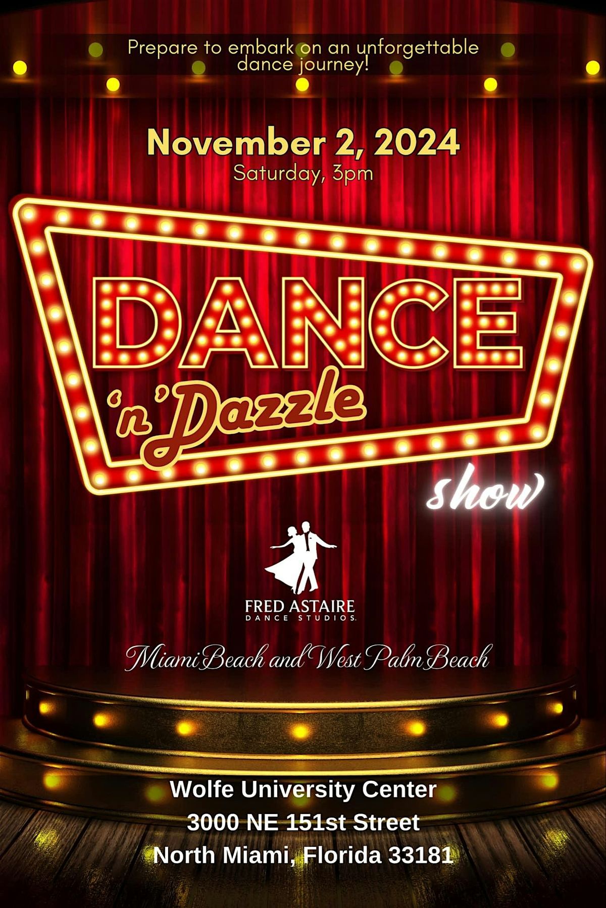 "Dance & Dazzle" Annual Dance Showcase ft. Fred Astaire Miami Beach & Fred Astaire West Palm Beach