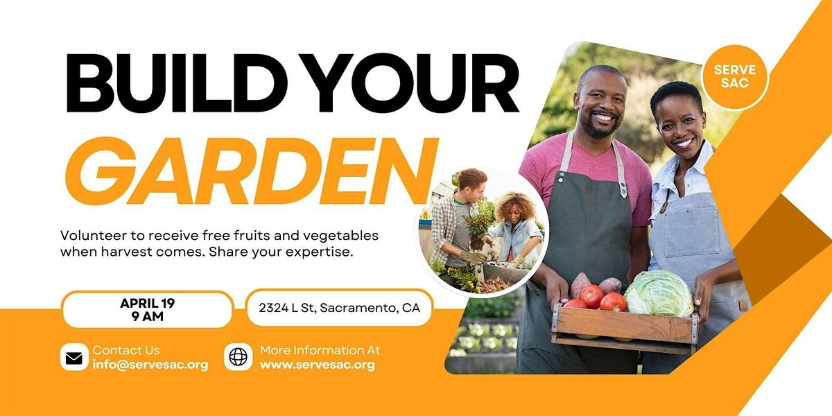 Community Garden Day | Planting A Vertical Garden in Midtown Sacramento