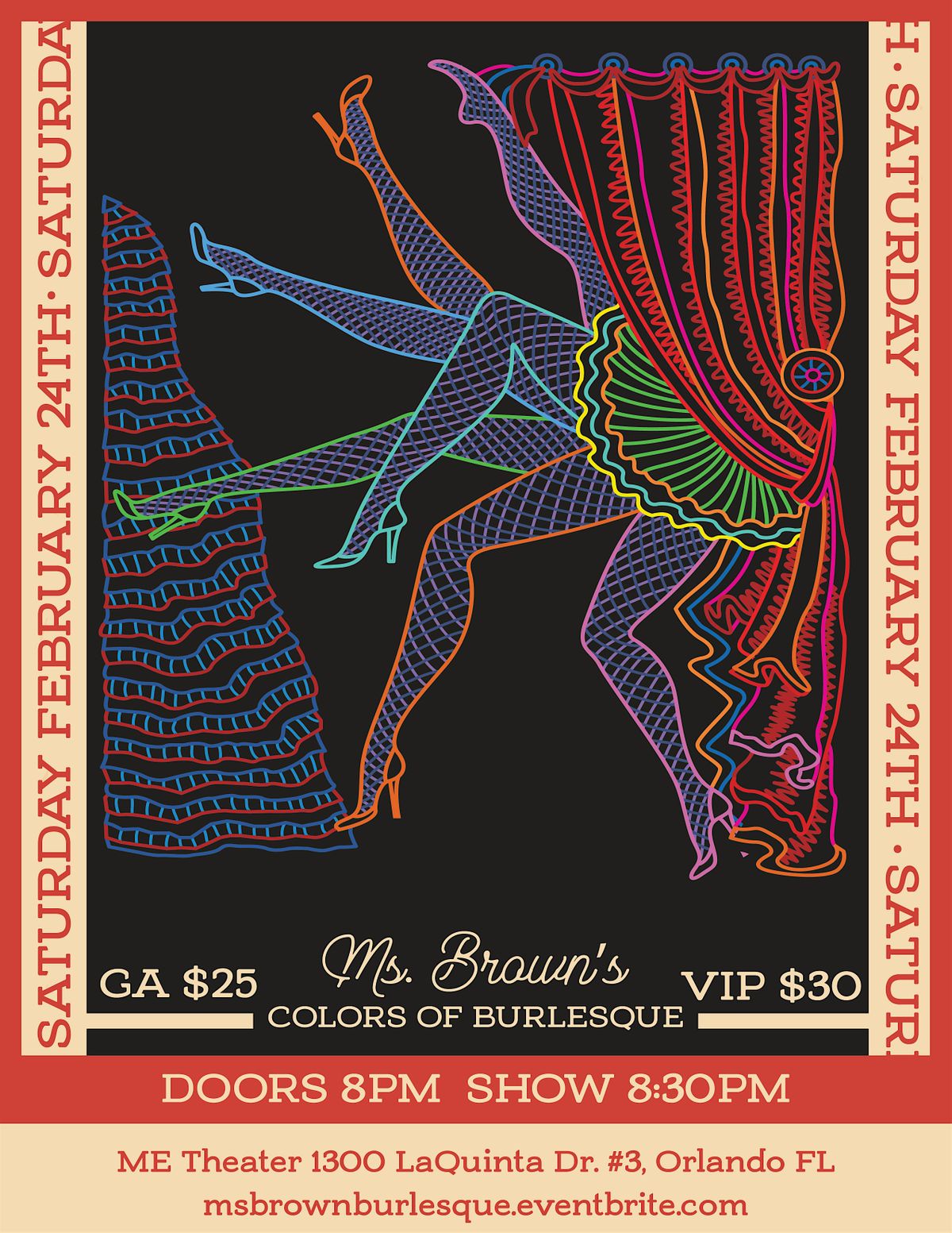 Ms. Brown's Colors of Burlesque - The Summer Spectacular Show