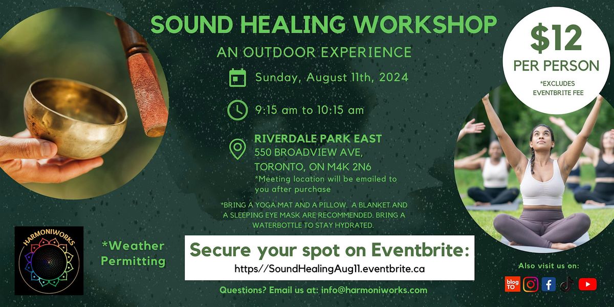 Sound Healing Workshop with Groups (Outdoor Experience)