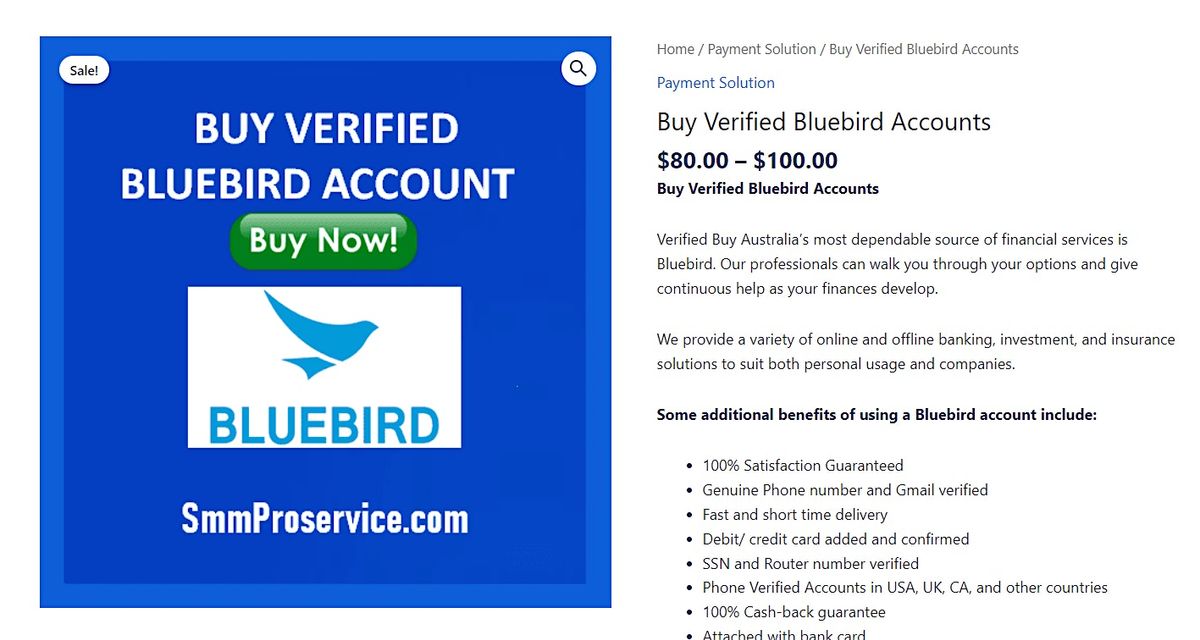 Shop To Buy Verified Bluebird Accounts