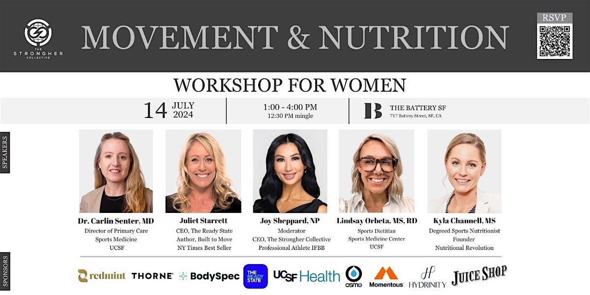 Movement and Nutrition Masterclass for Women