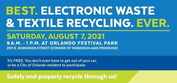 Electronic Waste & Textile Recycling Collection Event
