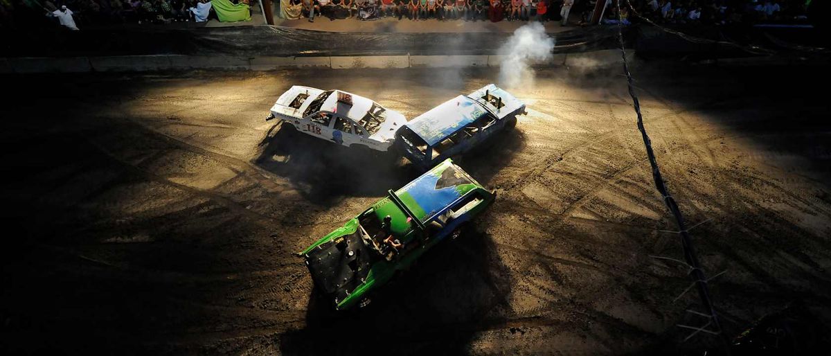 Hillbilly Bash Demolition Derby at Marshall Health Network Arena