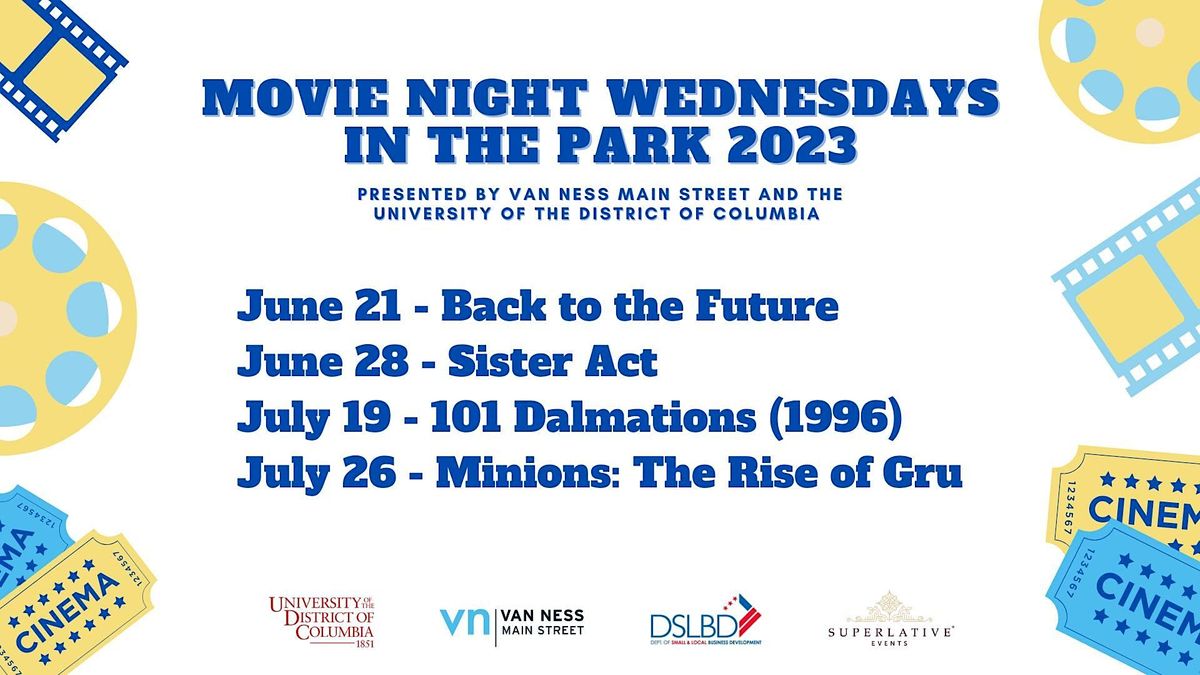Back to the Future: Movie Night in the Park at the UDC Amphitheater