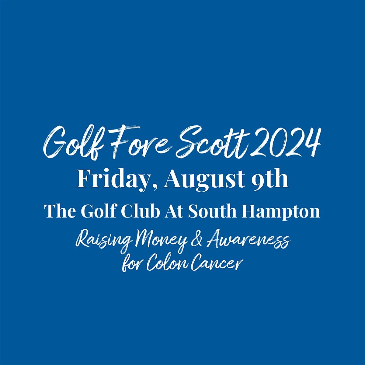 Golf Fore Scott 2024