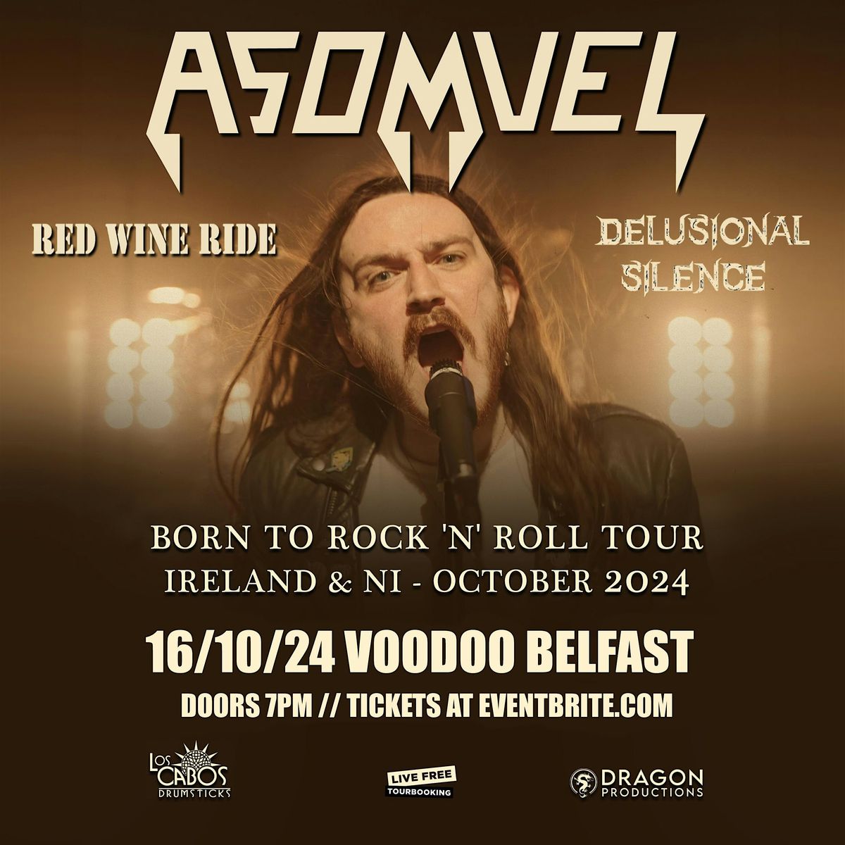 Asomvel + Red Wine Ride & Delusional Silence at Voodoo Belfast 16\/10\/24