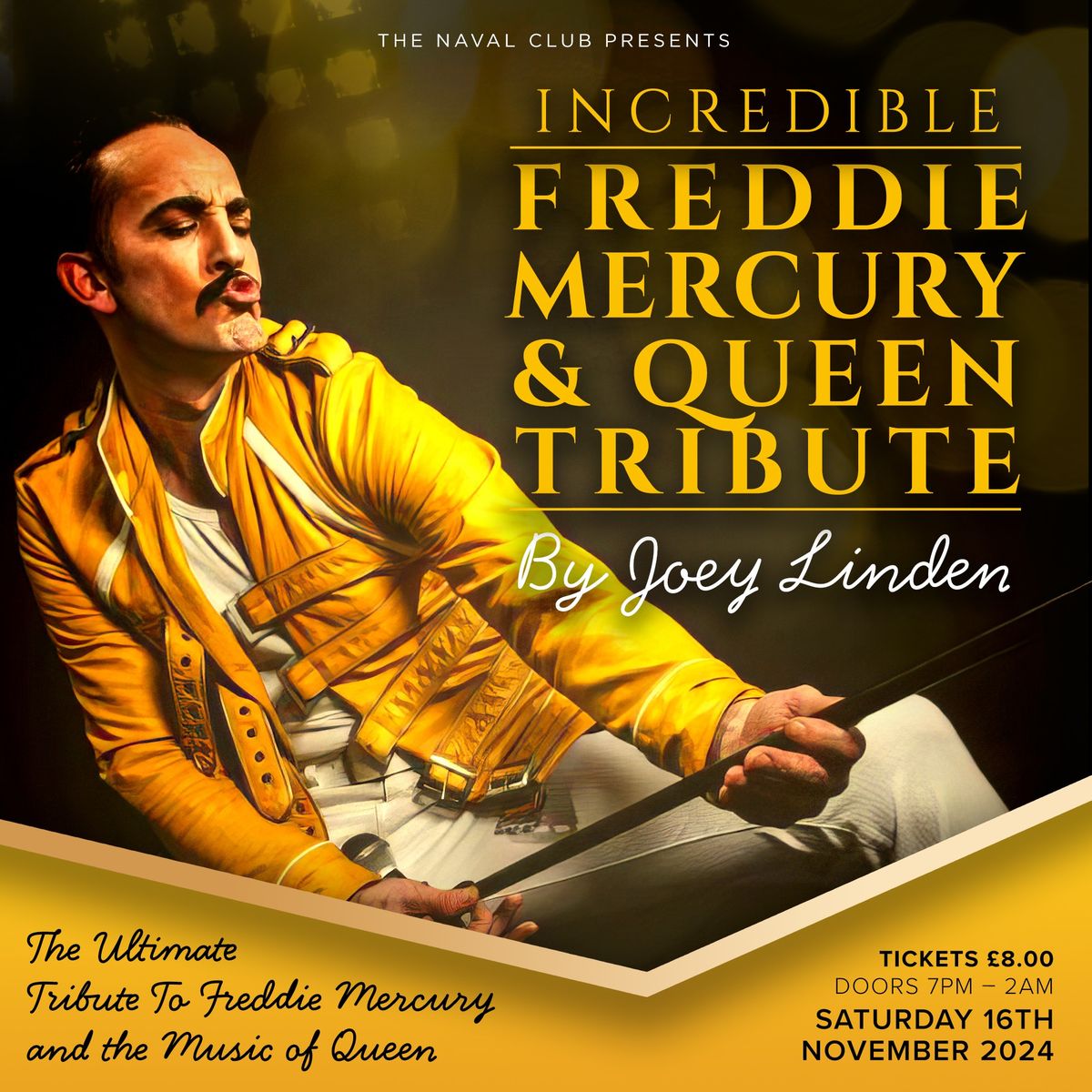 Incredible Freddie Mercury & Queen Tribute - by Joey Linden