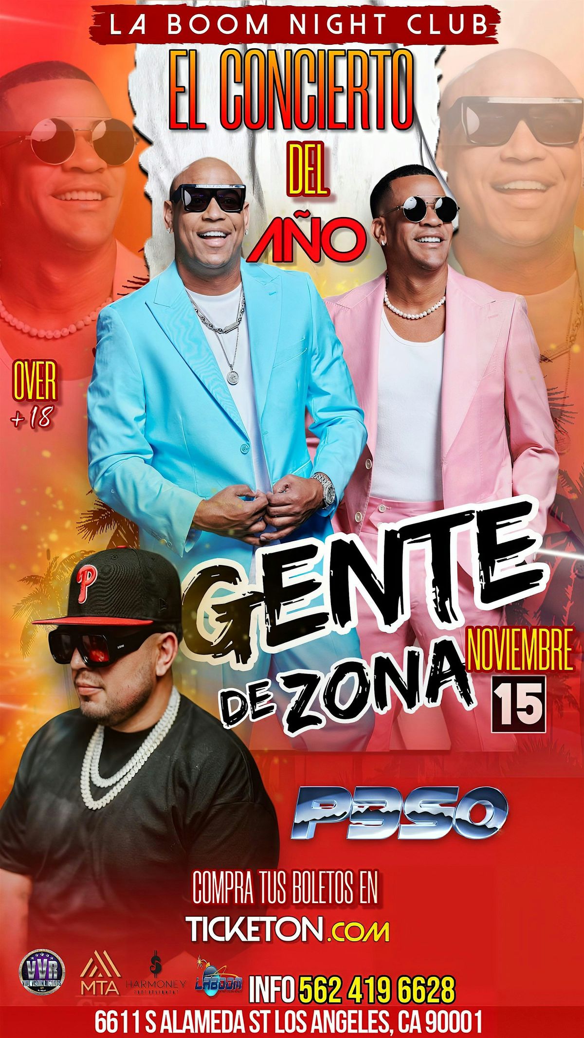 GENTE DE ZONA Performing Live | 18+