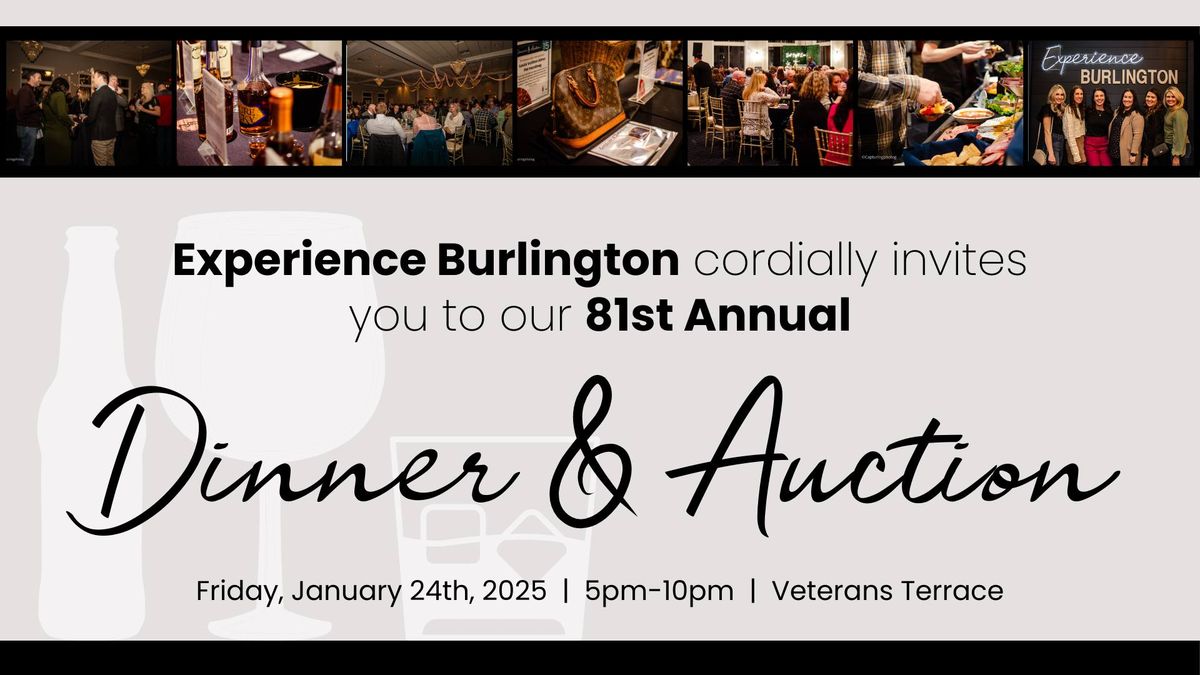 Experience Burlington's Annual Dinner & Auction