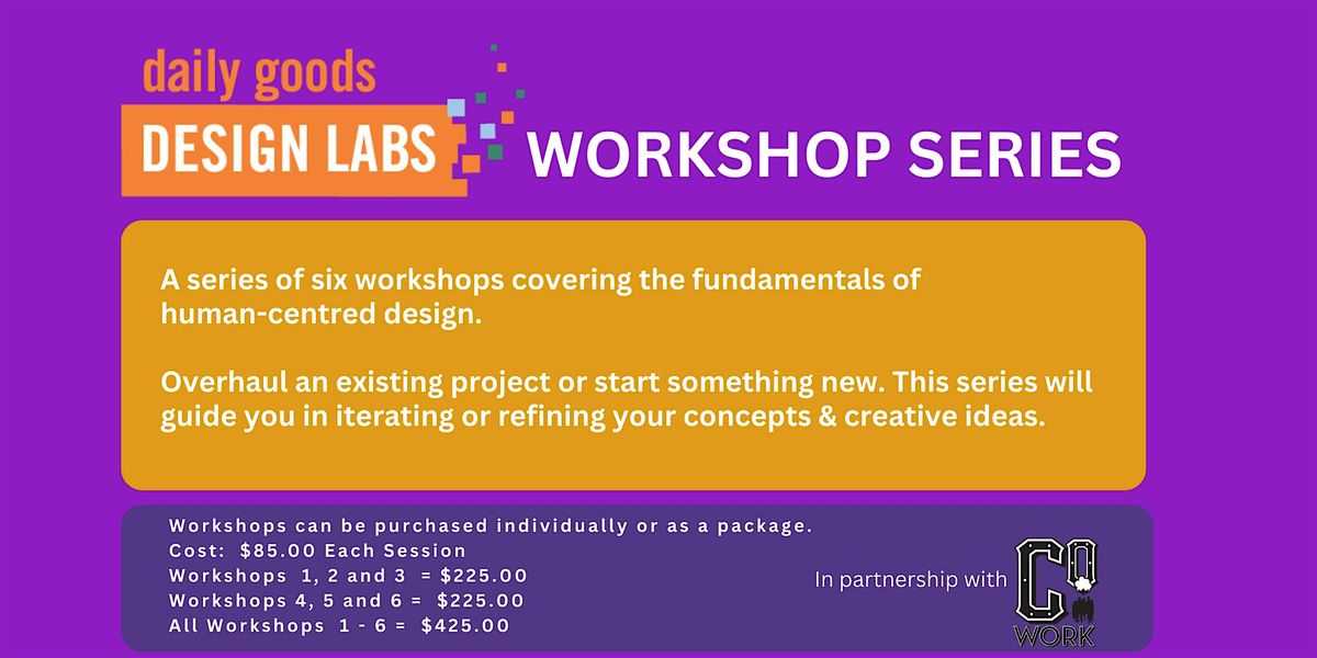 daily goods DESIGN LABS Workshop Series