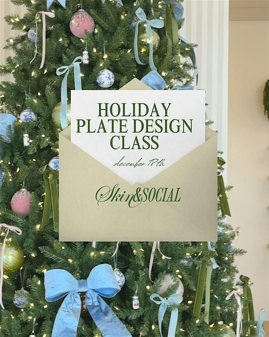 Holiday Plate Painting Party