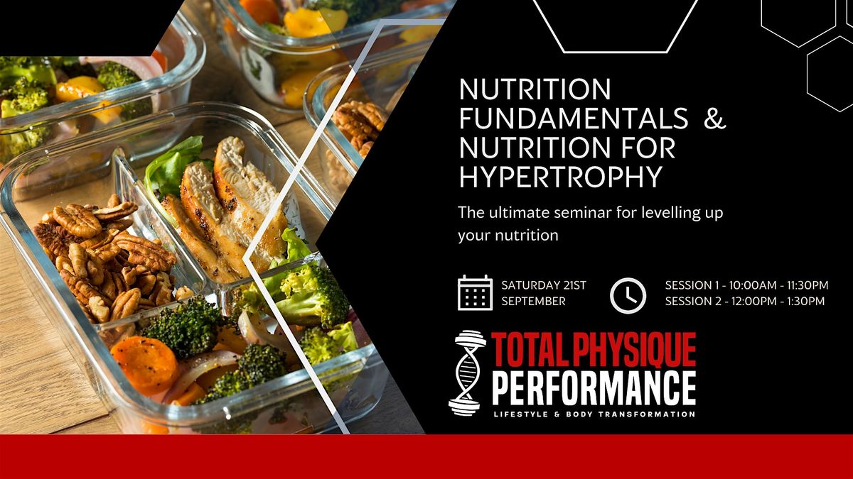 Nutrition fundamentals and nutrition for hypertrophy