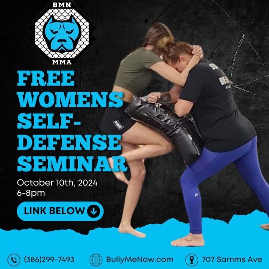 FREE WOMEN\u2019S SELF DEFENSE SEMINAR! 