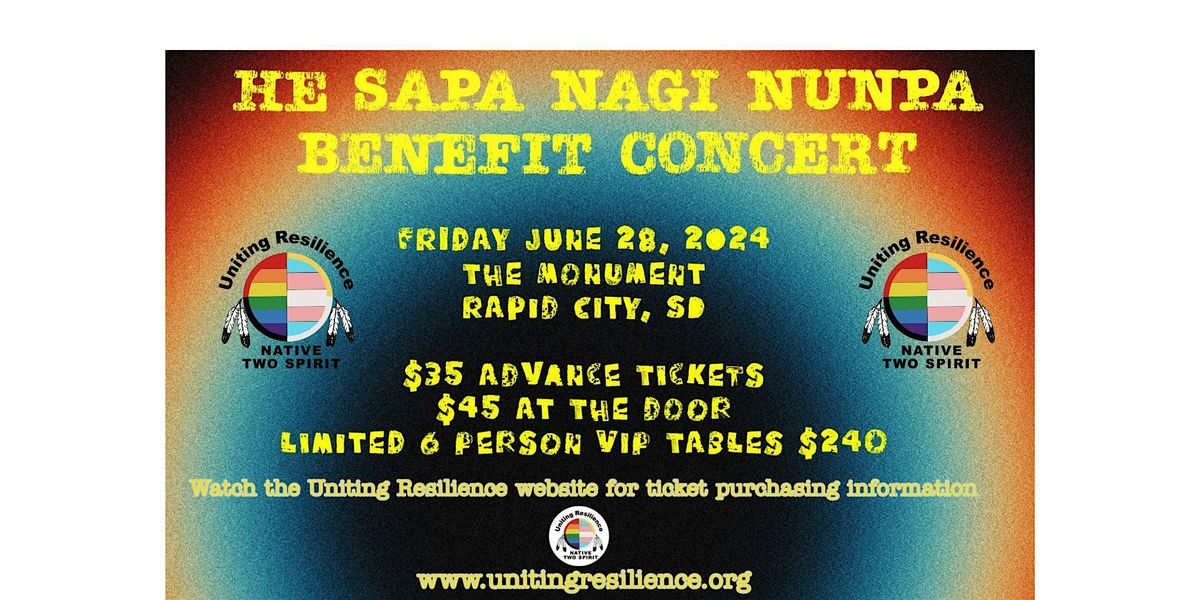 He Sapa Nagi Nunpa Benefit Concert