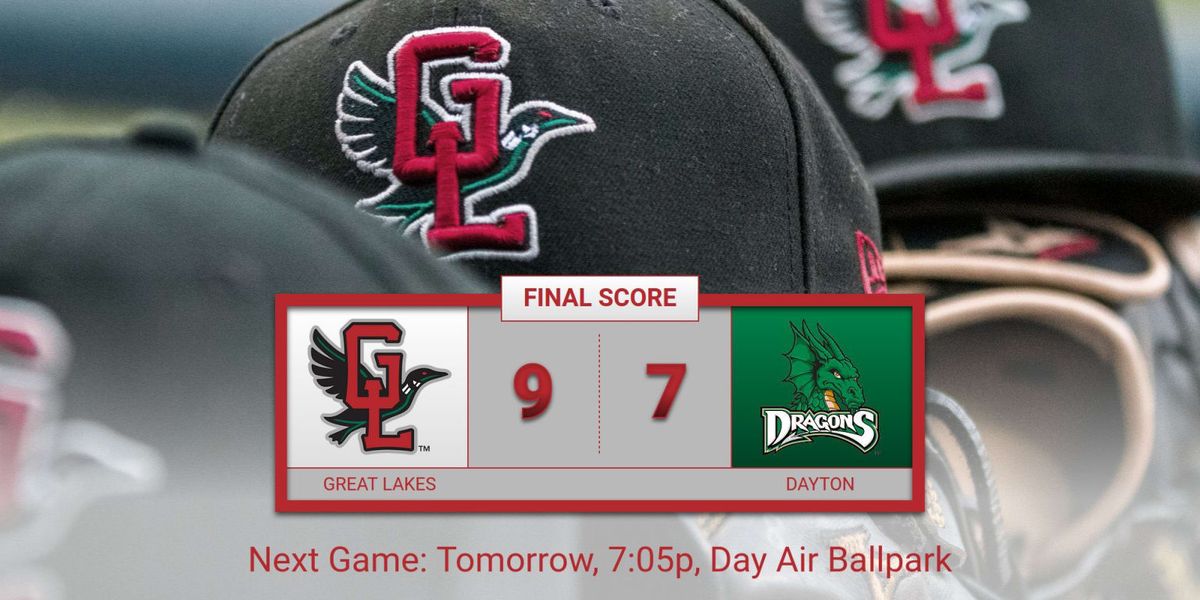 Great Lakes Loons at Dayton Dragons at Day Air Ballpark